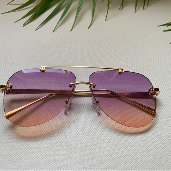 purple gradient sunglasses